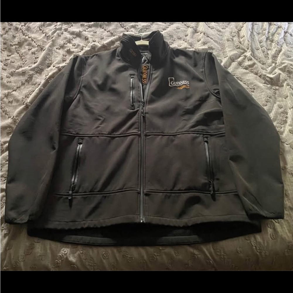 Authentic Men’s XL Guinness Black Heavyweight Jacket